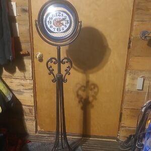 Vintage-Inspired Brown Standing Clock